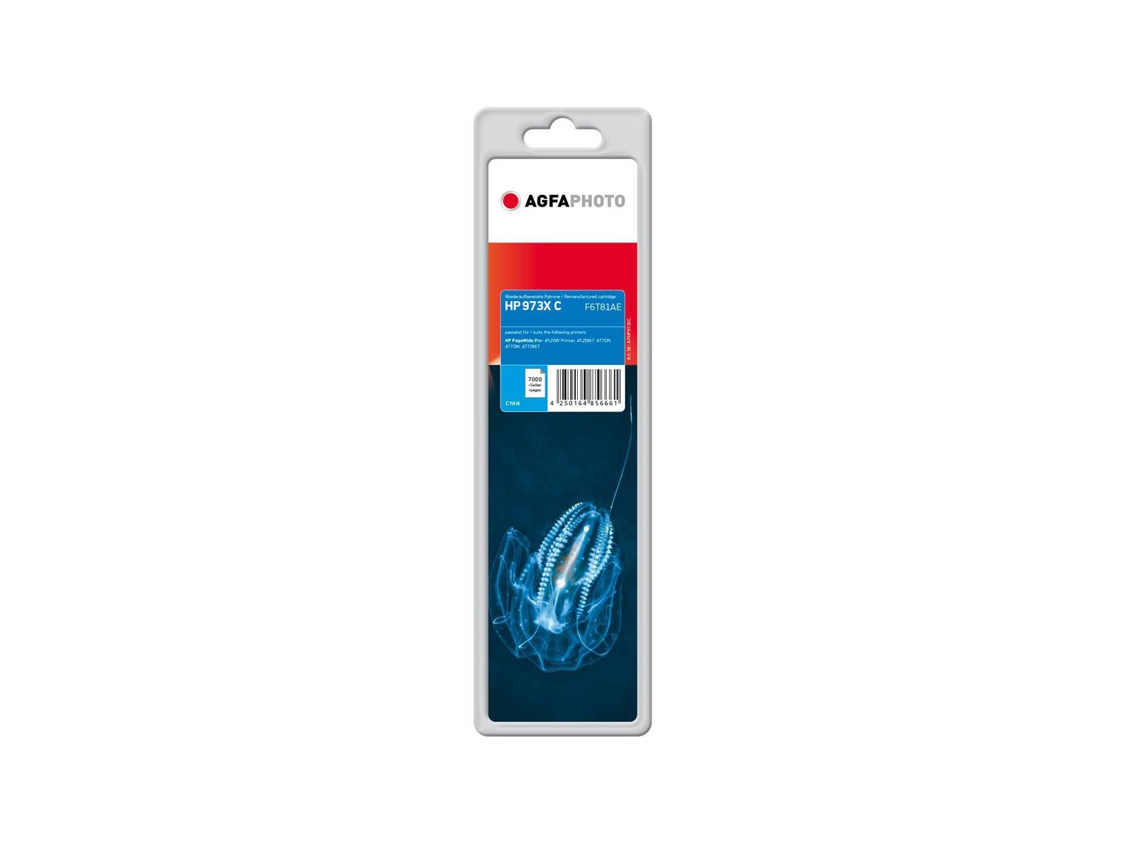 APHP973XC APHP973XC AgfaPhoto HP 973X, Cyan, 7000 pages F6T81AE APHP973XC APHP973XC AgfaPhoto HP 973X, Cyan, 7000 pages F6T81AE