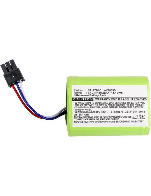 MBXPOS-BA0046 MBXPOS-BA0046 CoreParts Battery for Comtec Scanner and Zebra 11.1Wh Li-ion 7.4V 1500mAh Black MX420L, BT17790-2...