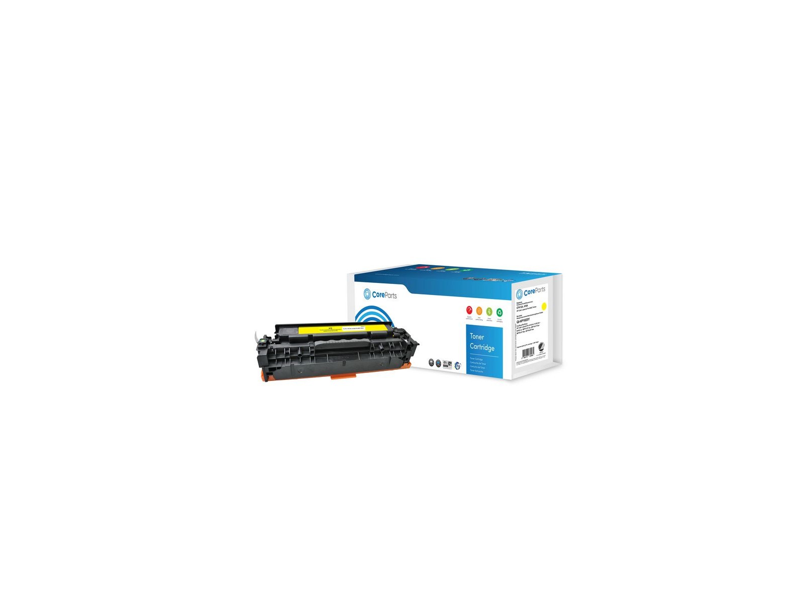 QI-HP1025Y QI-HP1025Y CoreParts Toner Yellow CF412A Pages: 2.300 Nordic Swan HP Color LaserJet Pro M452 (410A) Series CF412A QI-HP1025Y QI-HP1025Y CoreParts Toner Yellow CF412A Pages: 2.300 Nordic Swan HP Color LaserJet Pro M452 (410A) Series CF412A