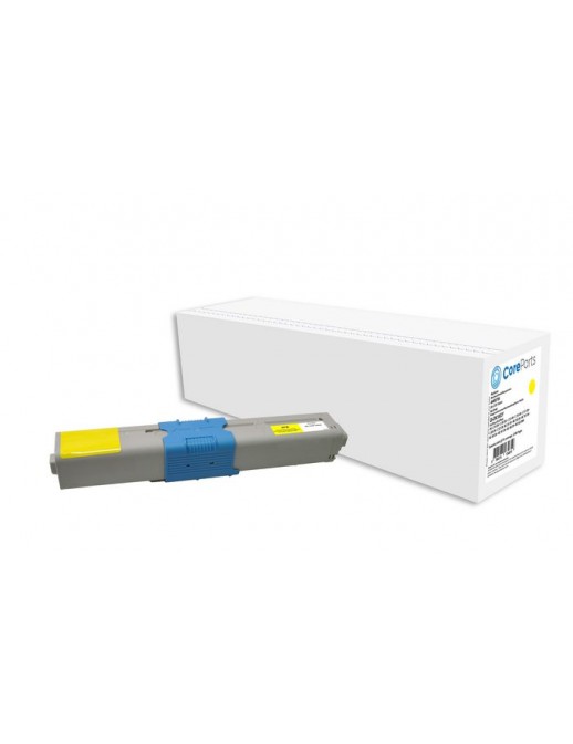 QI-OK1003Y QI-OK1003Y CoreParts Toner kit Yellow for OKI, Pages: 2000, suitable for C310, 330, 331, 510, 511, 530, 531, MC 35...