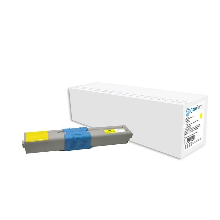 QI-OK1003Y CoreParts Toner kit Yellow for OKI, Pages: 2000, suitable for C310, 330, 331, 510, 511, 530, 531, MC 351, 352, 361, 3