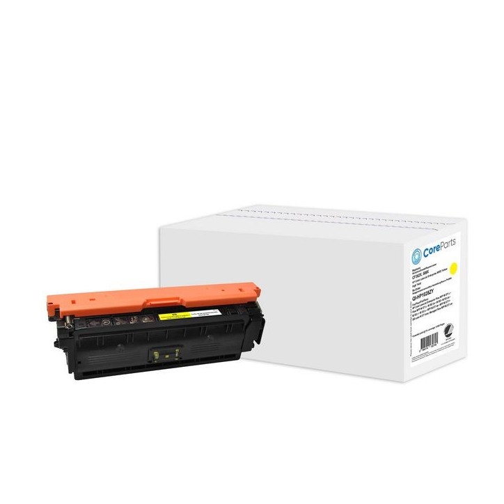 QI-HP1028ZY CoreParts Toner Yellow CF362X, 9500 pages, f/ HP Nordic Swan HP Color LaserJet Enterprise M553 (508X) High Yield Ser