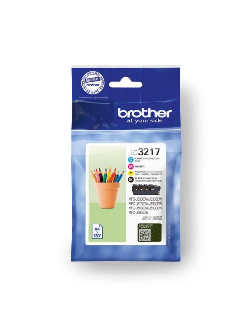 LC3217VALDR LC3217VALDR Brother LC3217 VALUE PACK INK FOR BH17 - MOQ 4 827638
