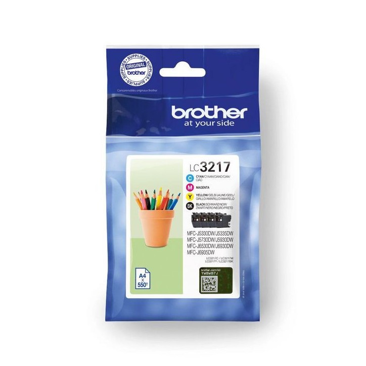 LC3217VALDR Brother Genuine Brother LC3217VALDR ink catridge value pack 1