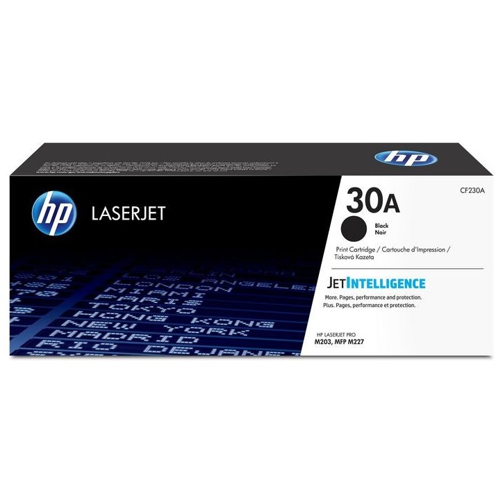 CF230A HP 30A Black Original LaserJet Toner Cartridge CF230A HP 30A Black Original LaserJet Toner Cartridge