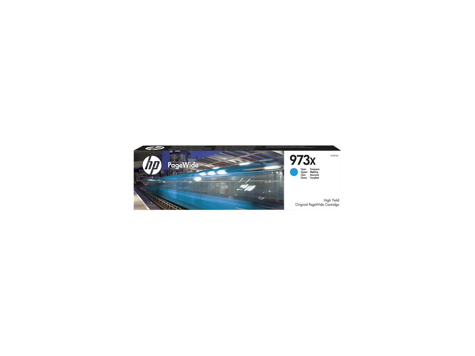 F6T81AE F6T81AE HP 973X High Yield Cyan Original PageWide Cartridge 649460 F6T81AE F6T81AE HP 973X High Yield Cyan Original PageWide Cartridge 649460
