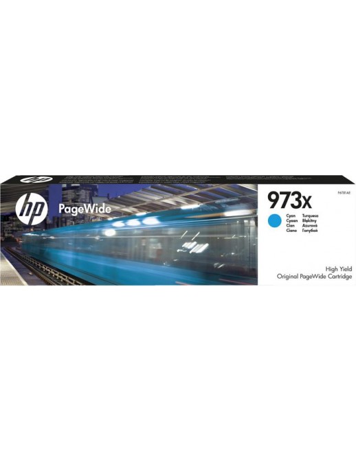 F6T81AE F6T81AE HP 973X High Yield Cyan Original PageWide Cartridge 649460