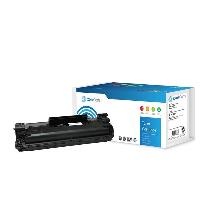 QI-HP2089 CoreParts Toner Black CB435A, Pages 1500 Nordic Swan HP LaserJet P1005/P1006 (35A) CB435A, APTHP35AE