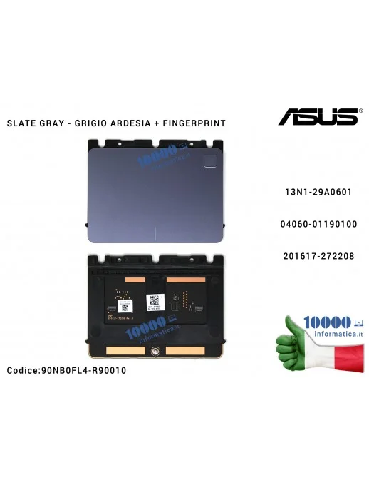 90NB0FL4-R90010 Touchpad Trackpad Mouse ASUS VivoBook Pro 15 X580 N580 [SLATE GRAY] [FINGERPRINT] N580V N580VDX580V X580VD M5...