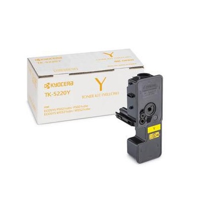 TK-5220Y TK-5220Y Kyocera Toner-Kit, Yellow, 1200 Pages