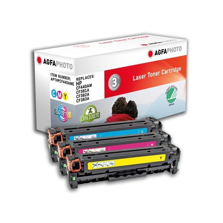 APTHPCF440AME AgfaPhoto Toner C/M/Y 2700 pages, HP