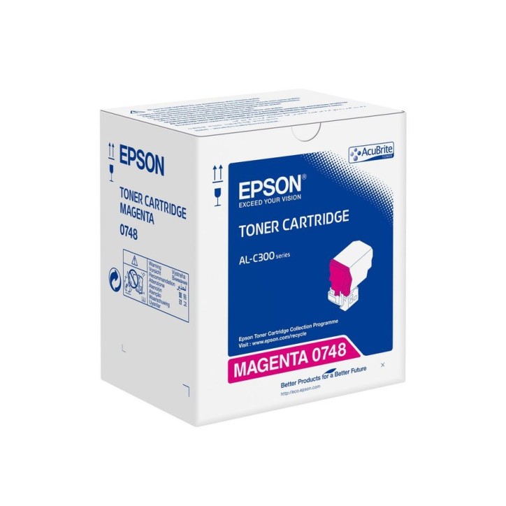 C13S050748 Epson Magenta Toner Cartridge 8.8k Epson