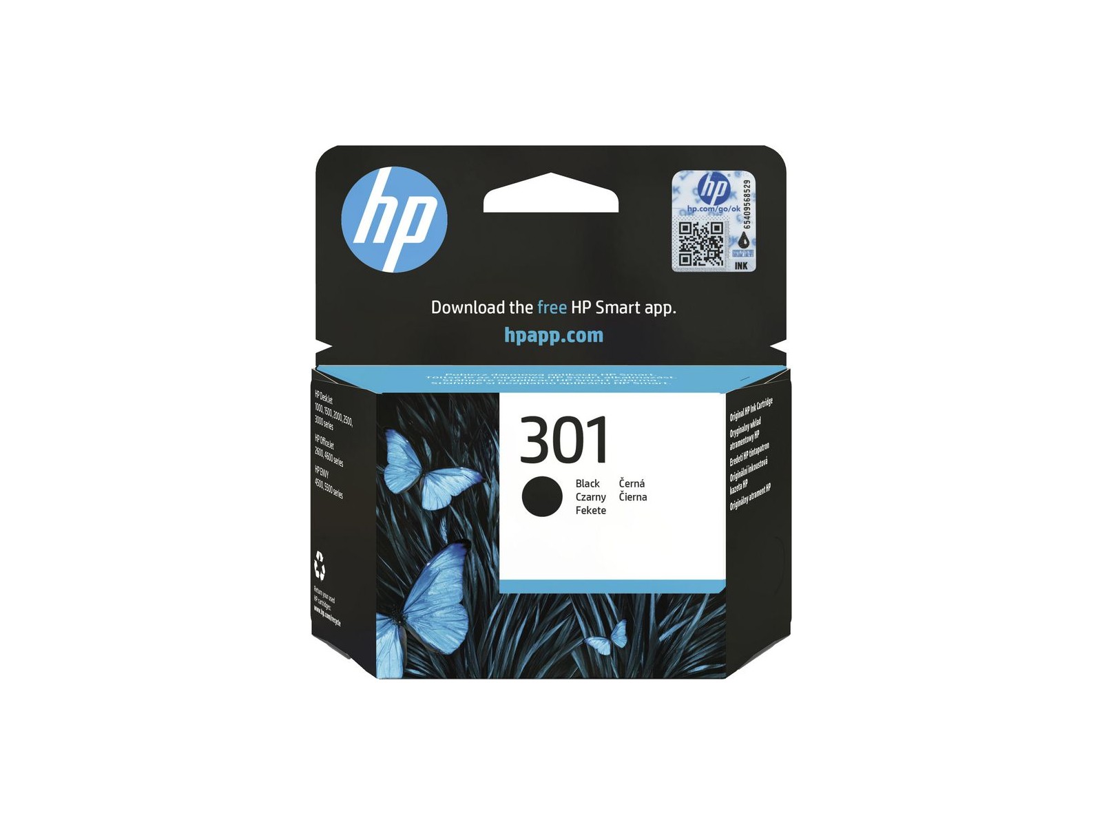 CH561EE CH561EE HP 301 Black Original Ink Cartridge CH561EE CH561EE HP 301 Black Original Ink Cartridge