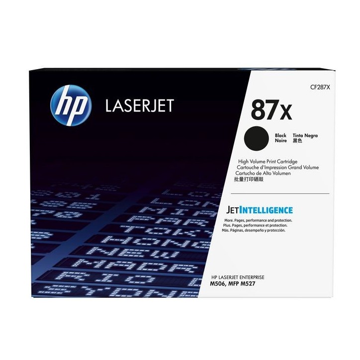 CF287X HP 87X High Yield Black Original LaserJet Toner Cartridge 762215