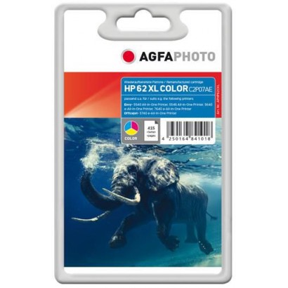 APHP62CXL AgfaPhoto Ink Color HP No. 62 XL