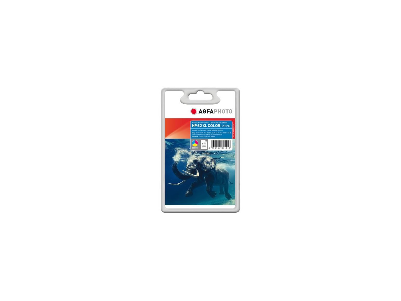 APHP62CXL APHP62CXL AgfaPhoto Ink Color HP No. 62 XL APHP62CXL APHP62CXL AgfaPhoto Ink Color HP No. 62 XL