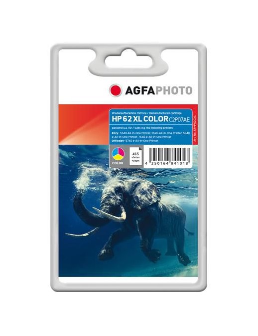 APHP62CXL AgfaPhoto Ink Color HP No. 62 XL