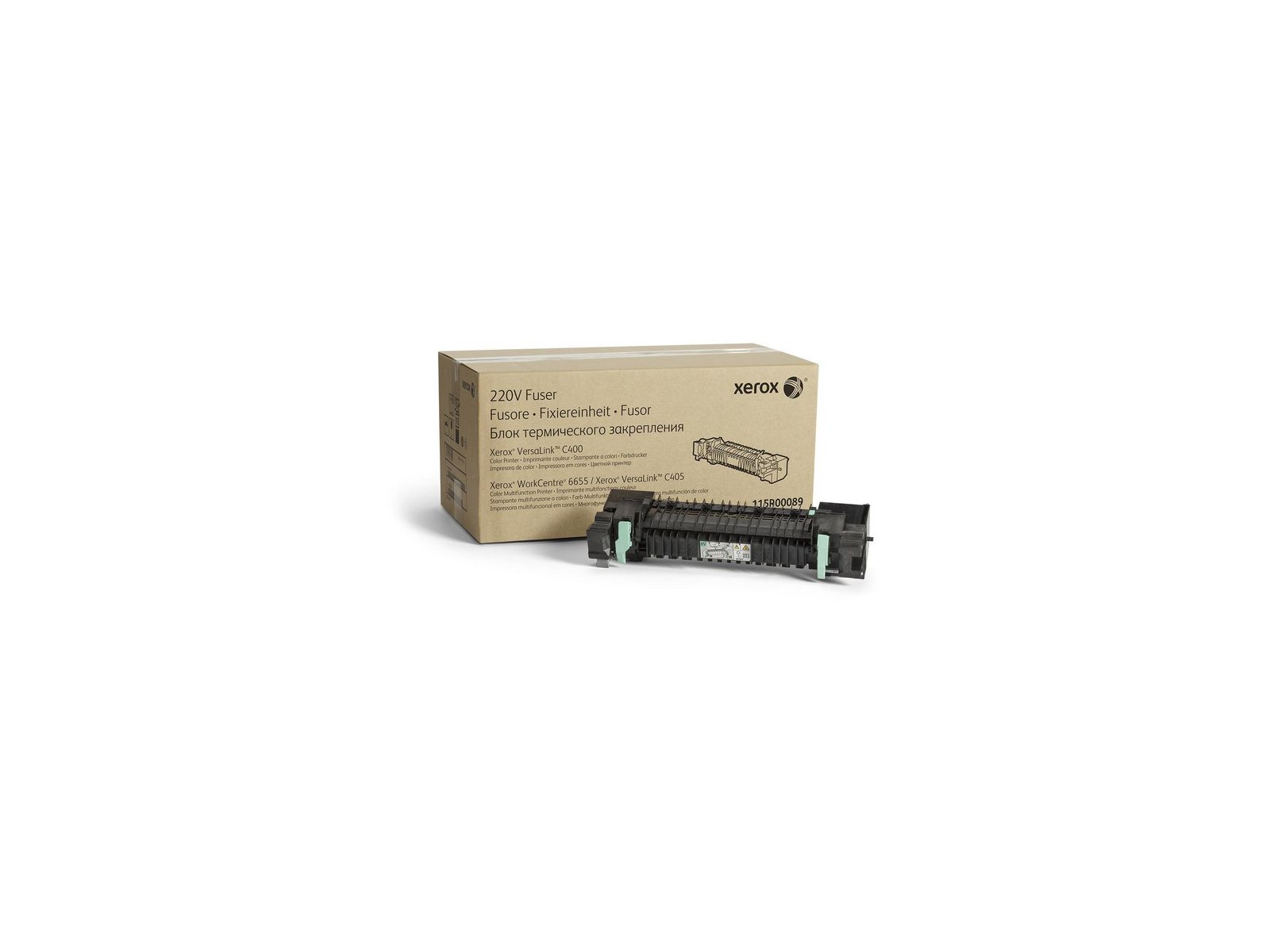 115R00089 115R00089 Xerox VersaLink C40X / WorkCentre 6655 Fuser 220V (Long-Life Item, Typically Not Required At Average Usag... 115R00089 115R00089 Xerox VersaLink C40X / WorkCentre 6655 Fuser 220V (Long-Life Item, Typically Not Required At Average Usag...