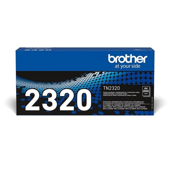 TN-2320 Brother Toner Cartridge 2600 pagine