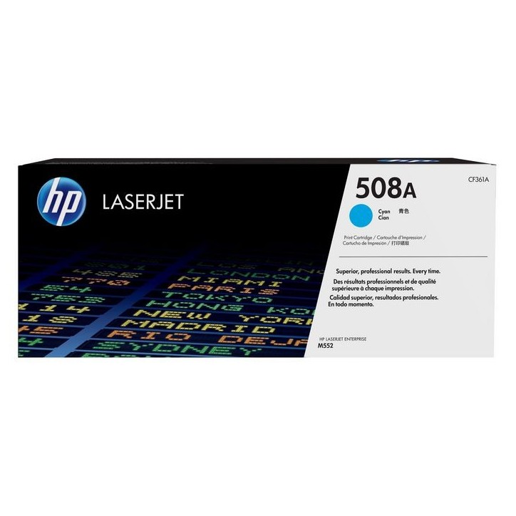 CF361A HP 508X High Yield Cyan Original LaserJet Toner Cartridge 649480