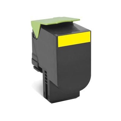 80C2HYE Lexmark Yellow toner, 3000 pages, compatible with CX410de / CX410dte / CX410e / CX510de /...