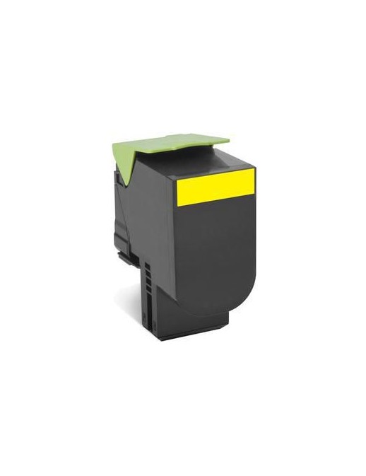 80C2HYE Lexmark Yellow toner, 3000 pages, compatible with CX410de / CX410dte / CX410e / CX510de / CX510dhe / CX510dthe