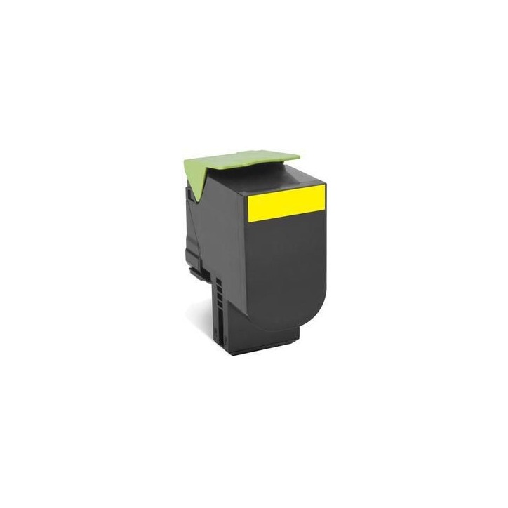 80C2HYE Lexmark Yellow toner, 3000 pages, compatible with CX410de / CX410dte / CX410e / CX510de / CX510dhe / CX510dthe