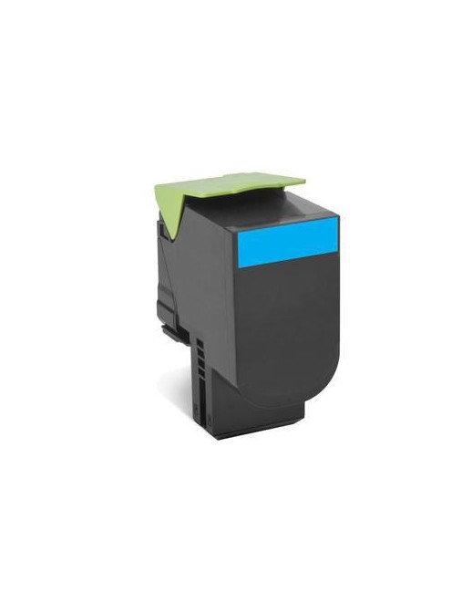 80C2HCE 80C2HCE Lexmark Cyan toner, 3000 pages, compatible with CX410de / CX410dte / CX410e / CX510de / CX510dhe / CX510dthe