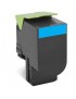 80C2HCE 80C2HCE Lexmark Cyan toner, 3000 pages, compatible with CX410de / CX410dte / CX410e / CX510de / CX510dhe / CX510dthe