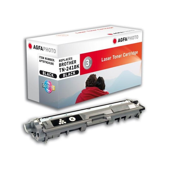 APTBTN241BE AgfaPhoto 2500 pages, black, replacement for Brother TN-241BK