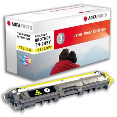 APTBTN245YE APTBTN245YE AgfaPhoto 2200 pages, yellow, replacement for Brother TN-245Y