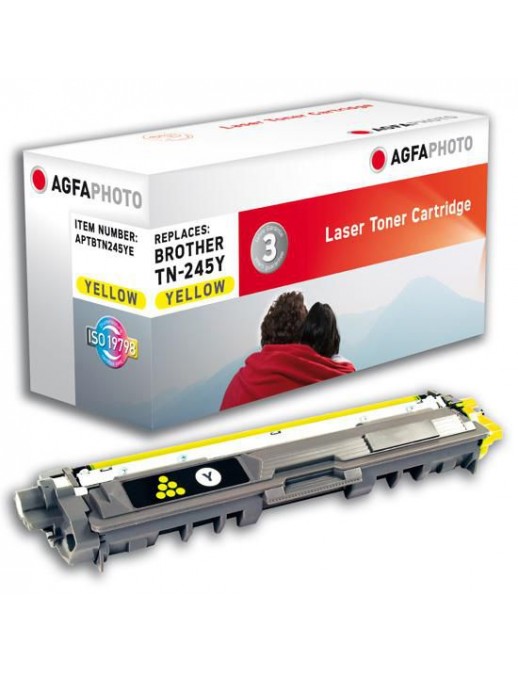 APTBTN245YE AgfaPhoto 2200 pages, yellow, replacement for Brother TN-245Y