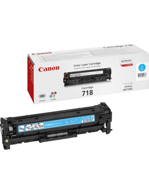 2661B002 2661B002 Canon Toner Cartridge 718 - Cyan 718-C