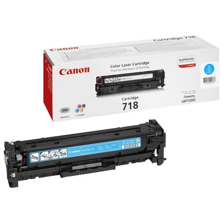 2661B002AA Canon Toner Cartridge 718 - Cyan 31CAN718M 2660B002AA 718M Canon