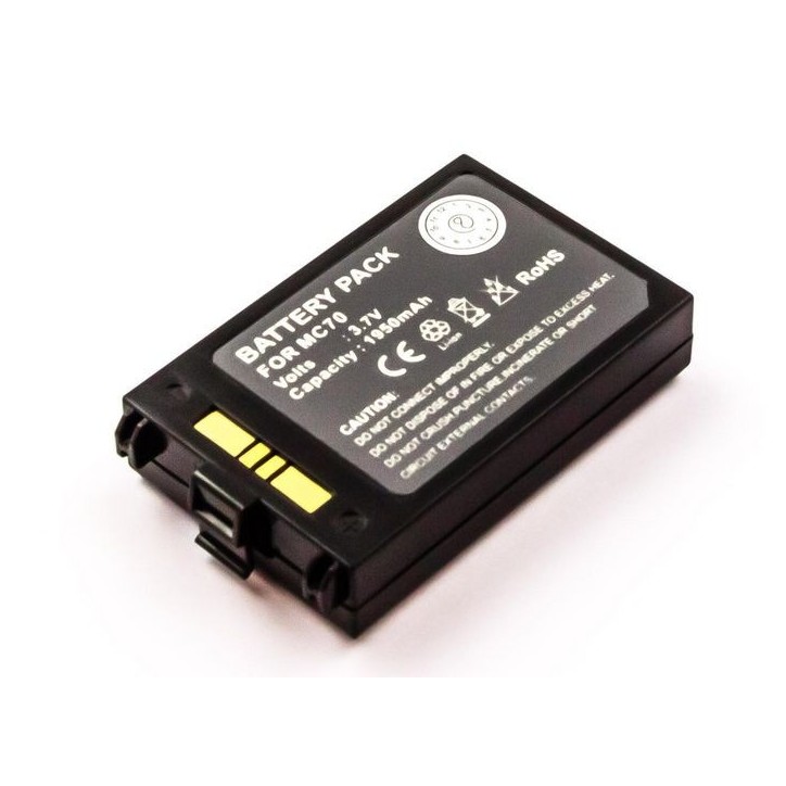 MBS9003 CoreParts Battery for Barcode Scanner 7Wh Li-ion 3.7V 1950mAh Symbol MC70 82-71363-01, 82-71363-02, 82-71363-03, BTRY-MC