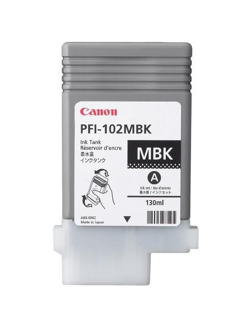 0894B001 0894B001 Canon 130 ml, matte black, imagePROGRAF iPF500/iPF510/iPF600 0894B001AA, PFI-102, 102MBK