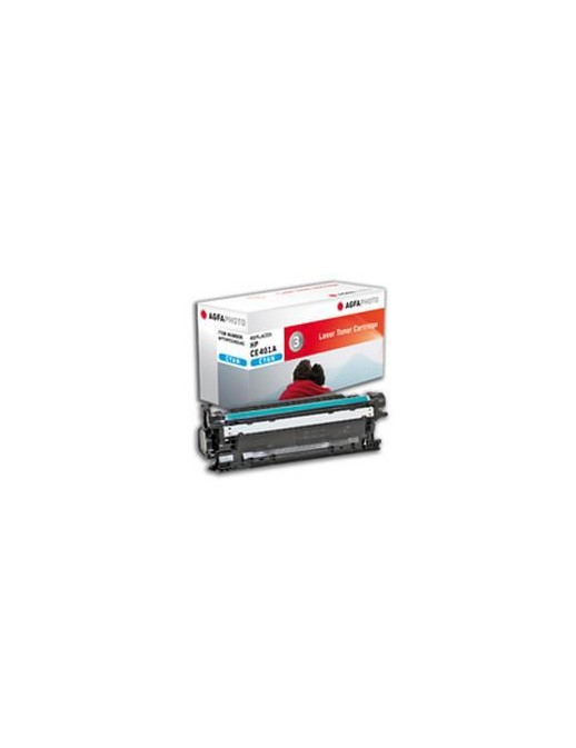 APTHPCE401AE AgfaPhoto Cyan Toner, 6000 Pages CE401A, APTHPCE401AE