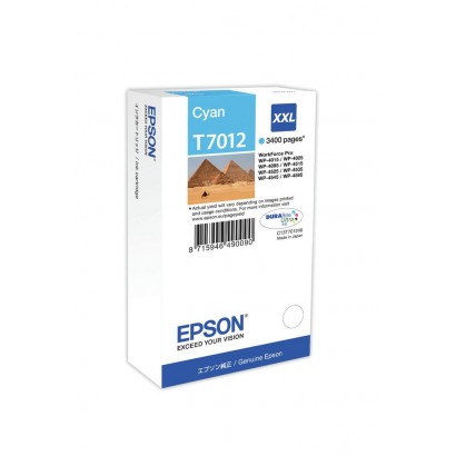 C13T70124010 C13T70124010 Epson Ink Cartridge XXL Cyan 3.4k 2109944 Epson Features DSE