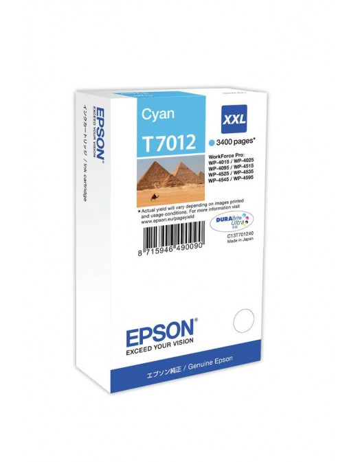 C13T70124010 C13T70124010 Epson Ink Cartridge XXL Cyan 3.4k