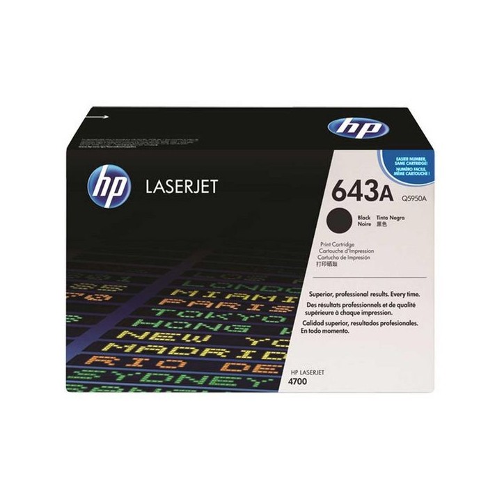 Q5950-67901 HP HP Color LaserJet 4700 series black toner cartridge Q5950A