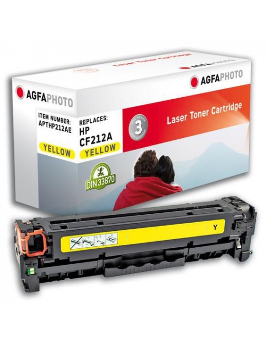 APTHP212AE AgfaPhoto Toner HP CF212A, 1800 CF212A, 131A, APTHP212AE