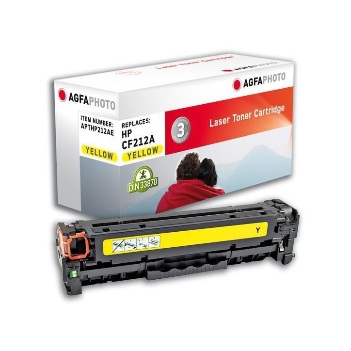 APTHP212AE AgfaPhoto Toner HP CF212A, 1800 CF212A, 131A, APTHP212AE