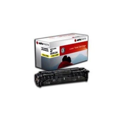 APTHP412AE AgfaPhoto Toner Yellow, rpl. CE412A, Pages 2600 CE412A, APTHP412AE