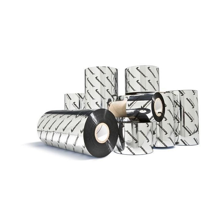 I90480-0 Honeywell TMX2010 wax-resin ribbon, Core 12,7, Width 77 mm x Length 100 meters, 25 rolls per box, ink coating out. Idea