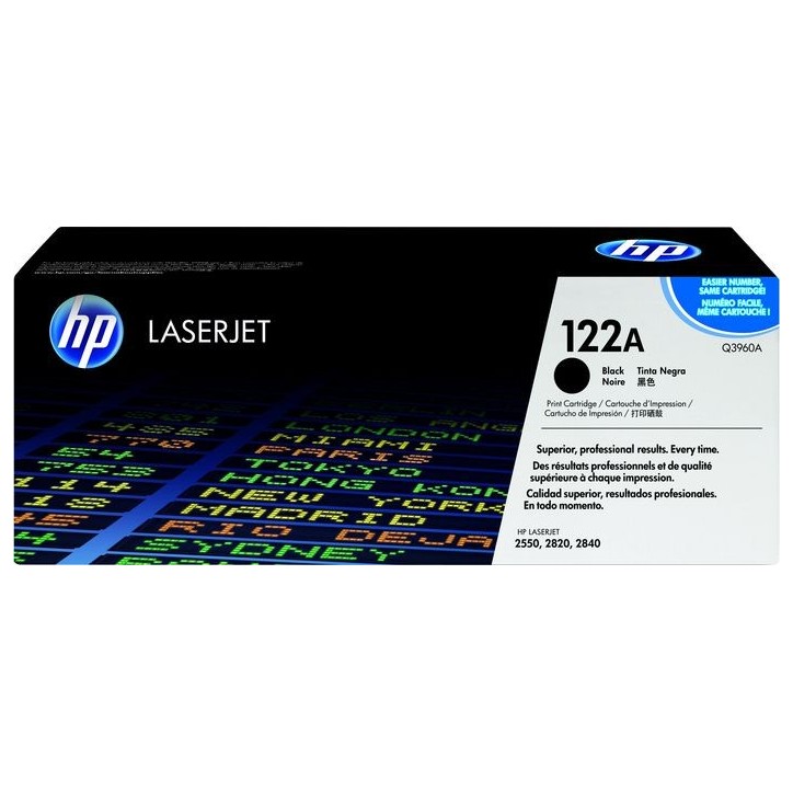 Q3960A HP 122A Black Original LaserJet Toner Cartridge HPQ3960A Q3960A HP 122A Black Original LaserJet Toner Cartridge HPQ3960A