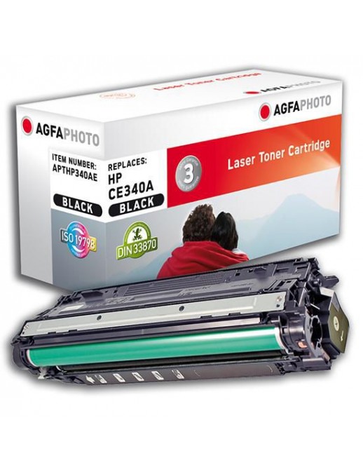 APTHP340AE APTHP340AE AgfaPhoto Toner Black, rpl CE340A / 651A CE340A, 651A, APTHP340AE