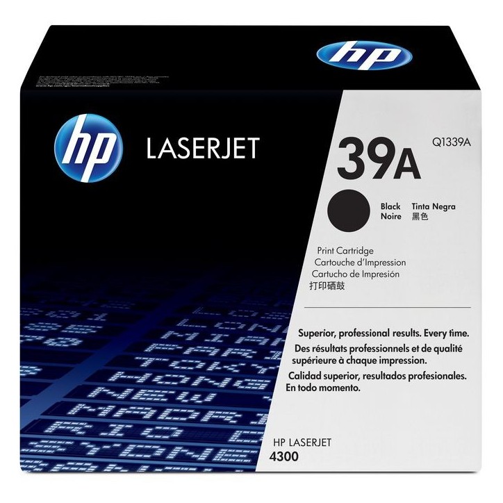 Q1339A HP 39A Black Original LaserJet Toner Cartridge HPQ1339A
