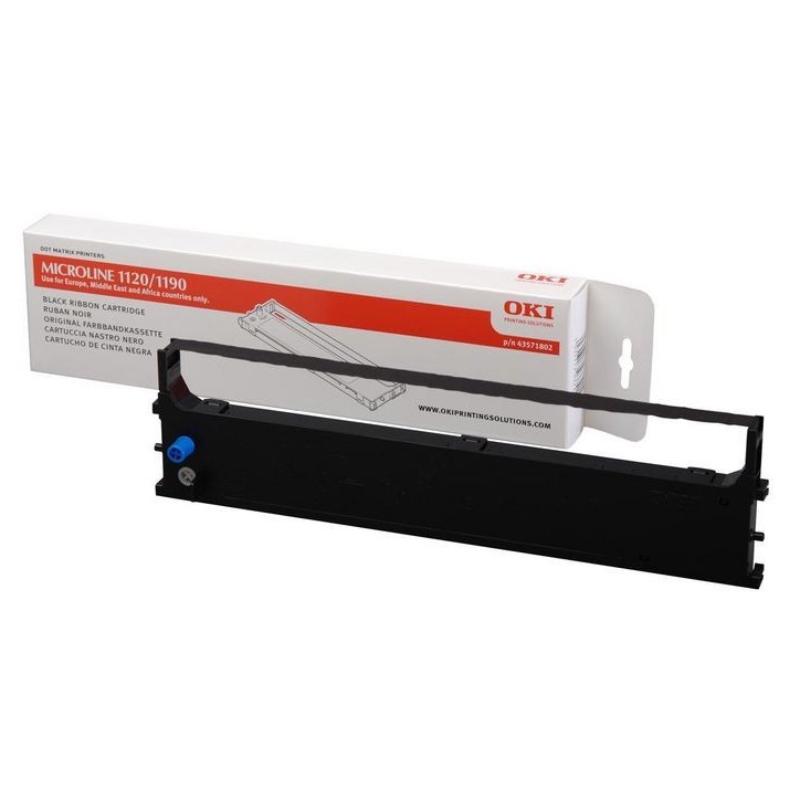 43571802 OKI Black Ribbon Cartridge