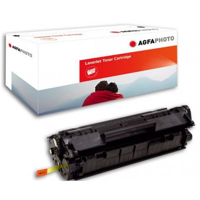 APTHP12AE AgfaPhoto Q2612A, Black, Toner for HP printers Q2612A / EP-703, APTHP12AE