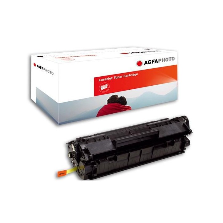 APTHP12AE AgfaPhoto Q2612A, Black, Toner for HP printers Q2612A / EP-703, APTHP12AE